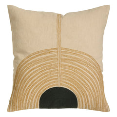 Maison Sarah Lavoine - Cojín bordado Mirage | Mostaza