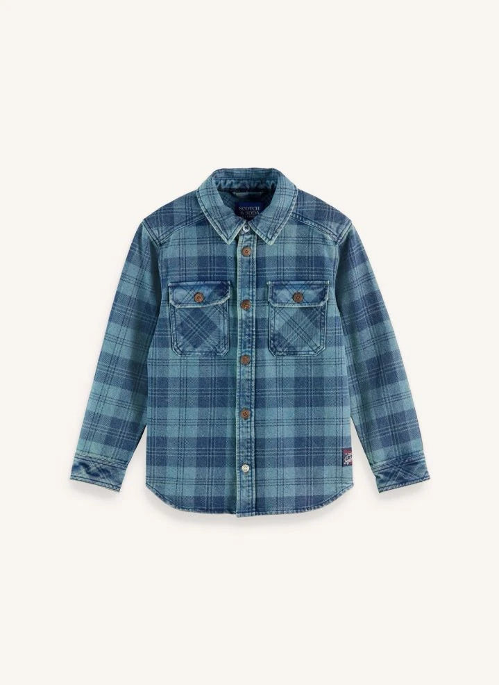 Scotch & Soda - Sobrecamisa de cuadros | Azul