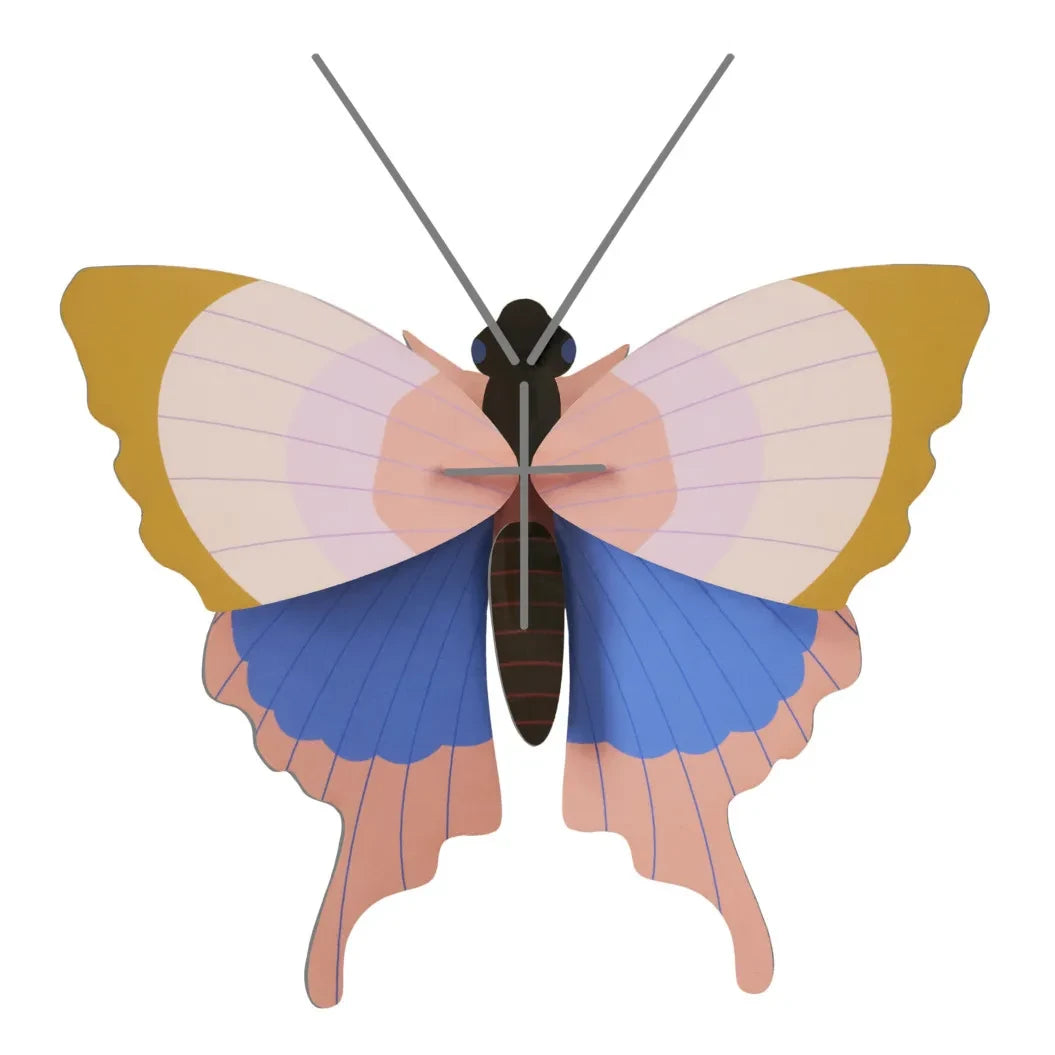Studio Roof - Mariposa Decorativa de Pared en Marco Dorado