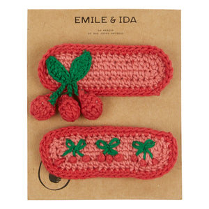 Emile et Ida - 2’li Kanca Çubuk Seti | Pembe