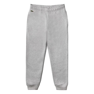 Lacoste - Jogger con logo de algodón orgánico | Gris jaspeado