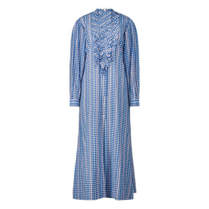 Laurence Bras - Magrita Vestido de Algodón | Azul