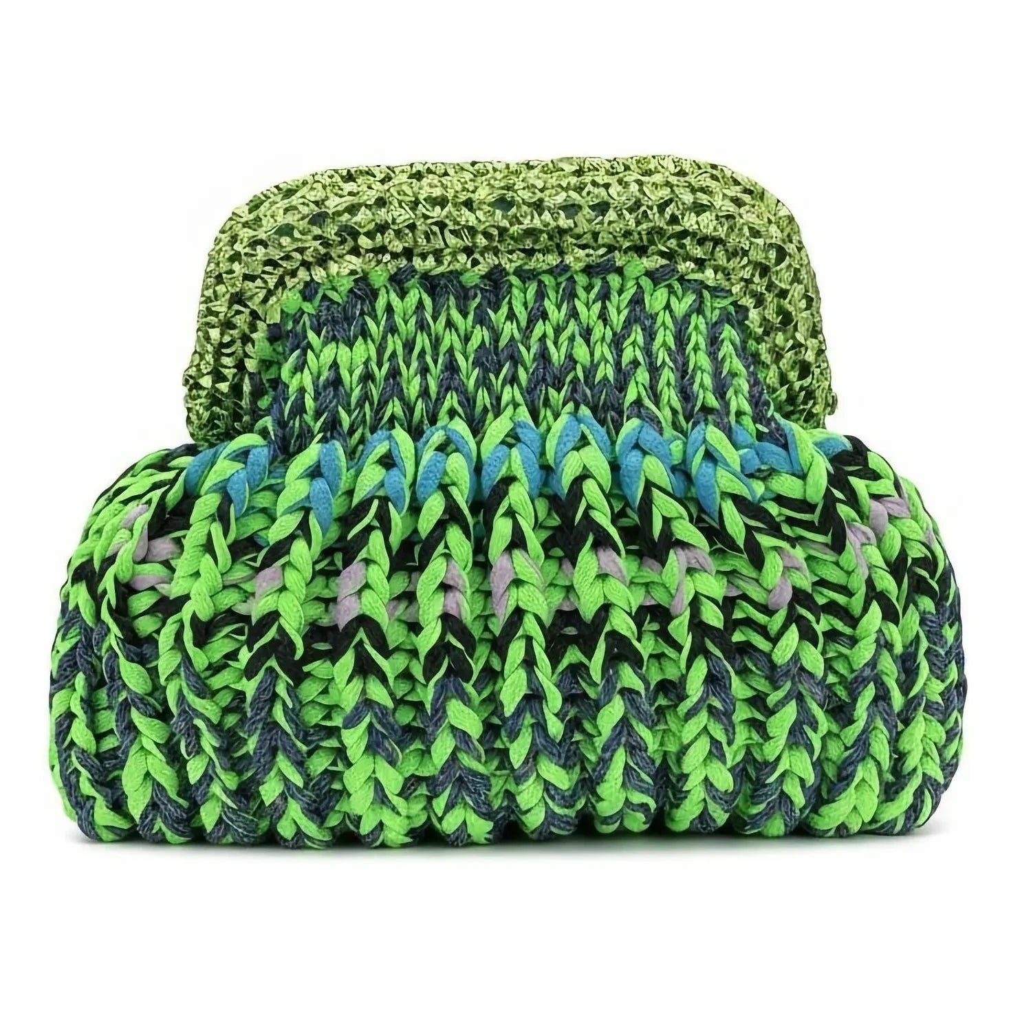 Nadia Dafri - Clutch Pequeño Sis | Verde Flúor