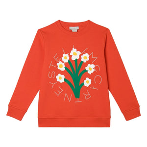 Stella McCartney Kids - Sudadera Ramo de flores | Rojo