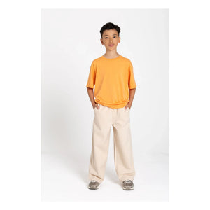 Smallable Kid - Pantalón de pernera ancha Burt | Crema
