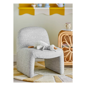 Bloomingville Mini - Silla infantil Neel | Gris claro