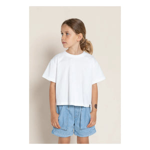 Finger in the nose - Camiseta Orgánica de Corte Oversized y Corte Corto | Blanco