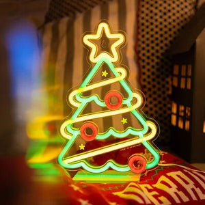 Legami - Letrero Neón LED de Árbol de Navidad - Es un Signo