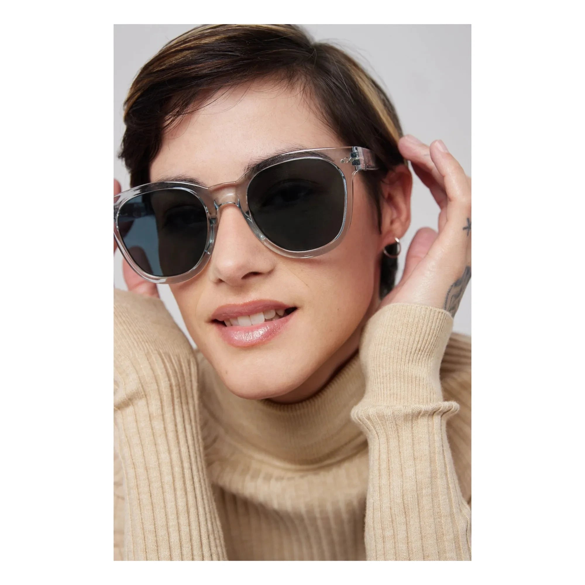 IZIPIZI - Gafas de Sol #N Oversize | Azul Claro