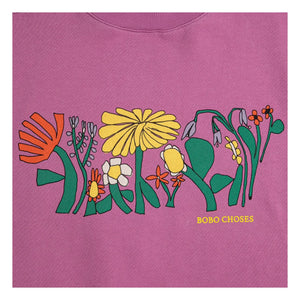 Bobo Choses - Sudadera Color Herbalis Algodón Orgánico | Morado