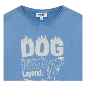 Hundred Pieces - Sweat Ryde God Town Algodón orgánico | Azul marino