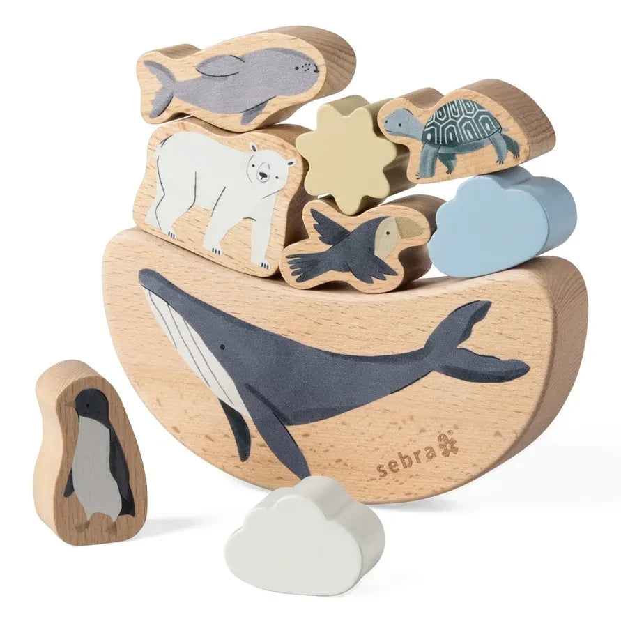 Sebra - Juego de equilibrio antártico | Multicolor