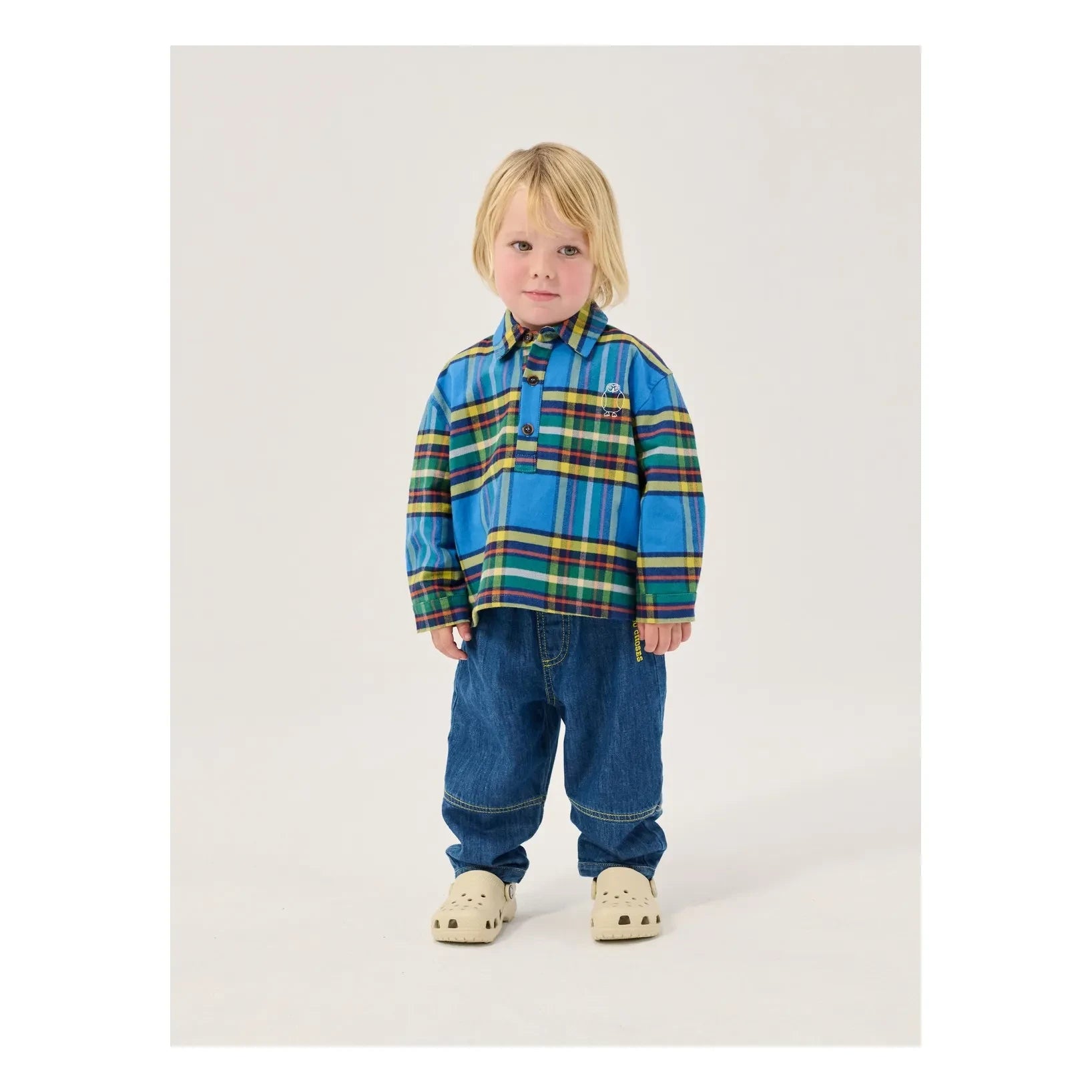 Bobo Choses - Camisa de cuadros azules