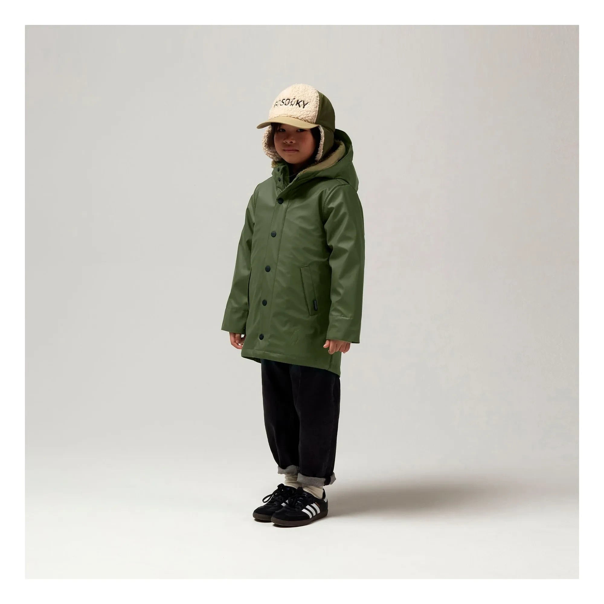 Gosoaky - Chaqueta impermeable 3 en 1 Snake Pit | Caqui