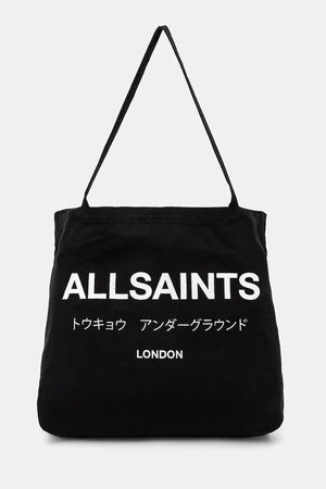 Bolso de algodón AllSaints 38 x 35 x 12 cm
