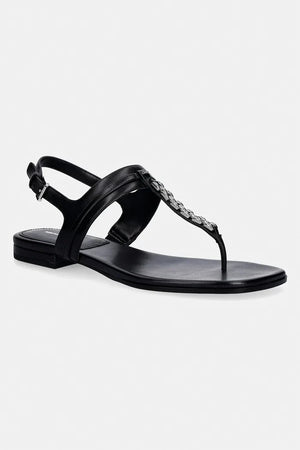 Sandalia plana de cuero para mujer Michael Michael Kors Marcia Thong