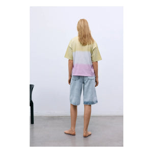 the new society - Bermuda de algodón | Azul denim