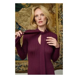 Maria de la Orden - Madeleine Laine Elbise | Bordo