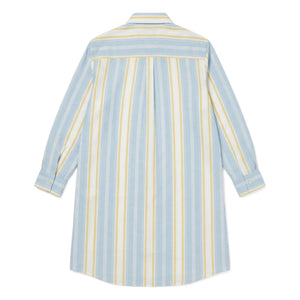 Smallable Kid - Vestido camisero de rayas Leya | Azul claro
