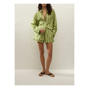 Faithfull the Brand - Camisa de rayas Clemente | Verde