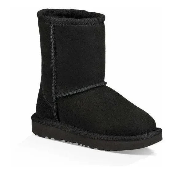 UGG - Botines de gamuza con forro de piel Classic II | Negro