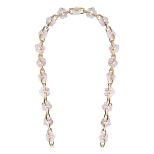 LaCoqueFrançaise - Cassy Cadena Larga Flores 120 cm | Rosa
