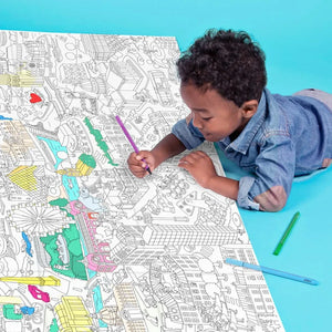 Omy - Póster gigante para colorear París