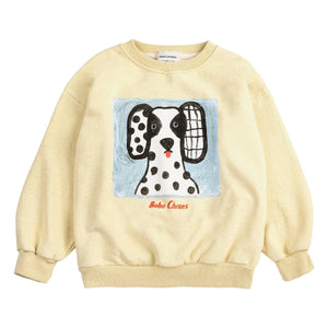 Bobo Choses - Sudadera de algodón orgánico dálmata | Amarillo