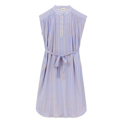 a.p - Vestido de algodón orgánico a rayas | Lavanda