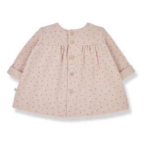 1+ en la familia - Vestido de material reciclado Elke | Rosa pálido
