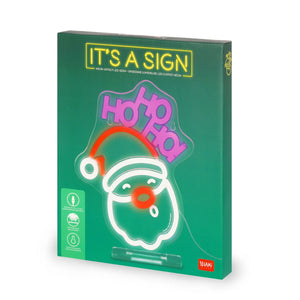 Legami - Lámpara LED de efecto neón - Santa Claus - Es un signo