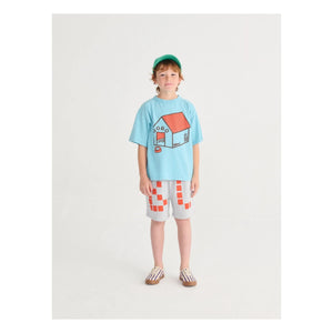 Bobo Choses - Pantalones cortos de algodón orgánico BC | Gris jaspeado