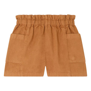 Bonpoint - Pantalones cortos de algodón orgánico Nougat | Camel