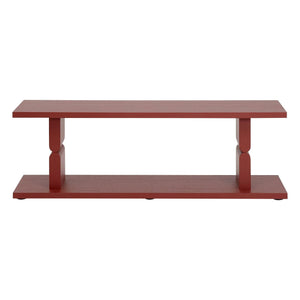 Nobodinoz - Estantería de madera pintada Noon | Rouge Brun