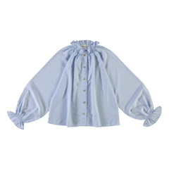 Poudre Organic - Blusa de rayas Garam | Verde