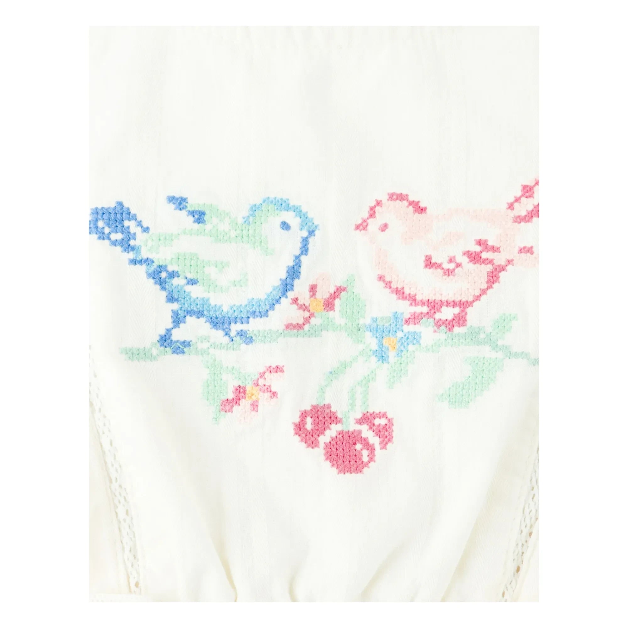 Gingersnaps - Vestido bordado Charlee | Blanco