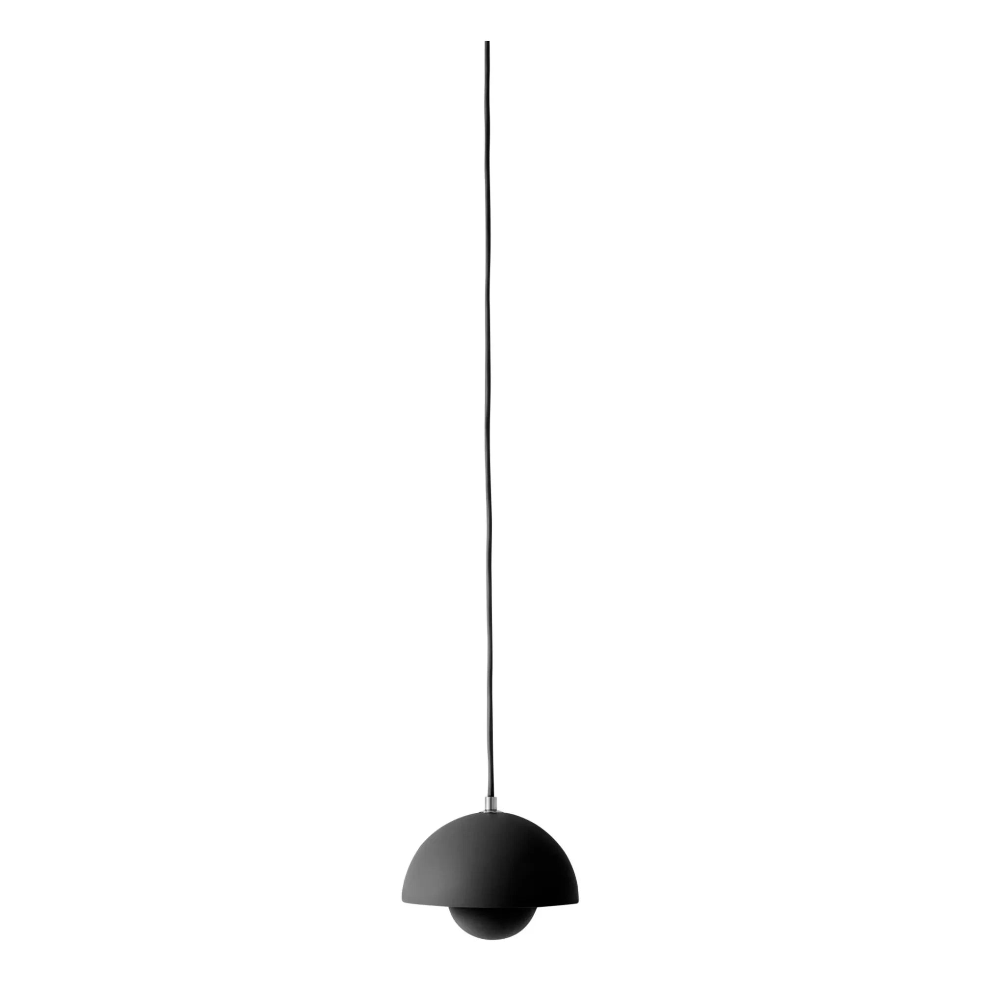 & Tradición - Lámpara colgante Flowerpot VP10, Verner Panton | Negro