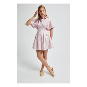 Indee - Vestido camisa Vilette a rayas | Rosa