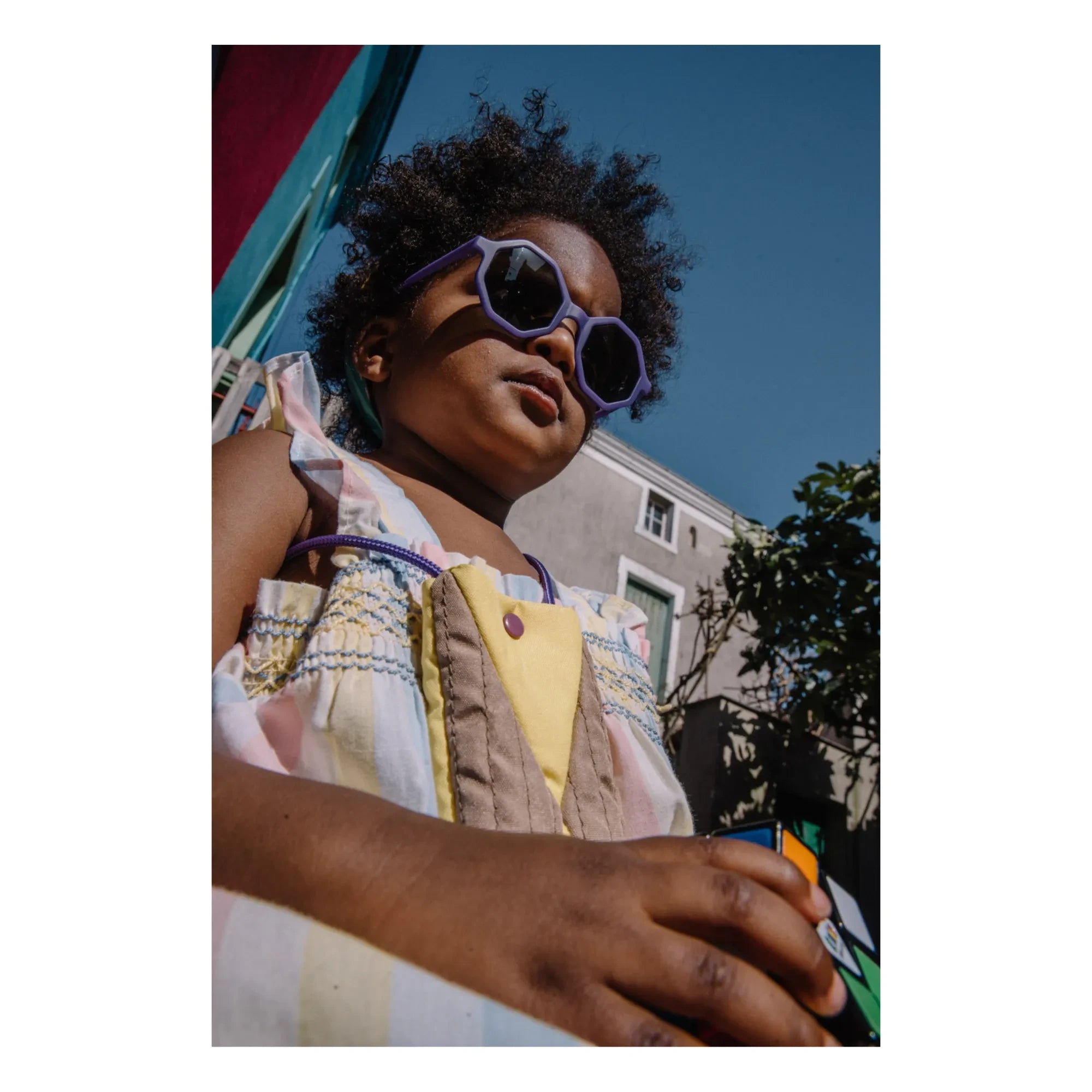 Mini Kyomo - Gafas de sol y estuche YEYE x Mini Kyomo Mor
