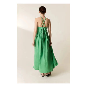 Leon & Harper - Vestido Romee de algodón orgánico | Verde agua