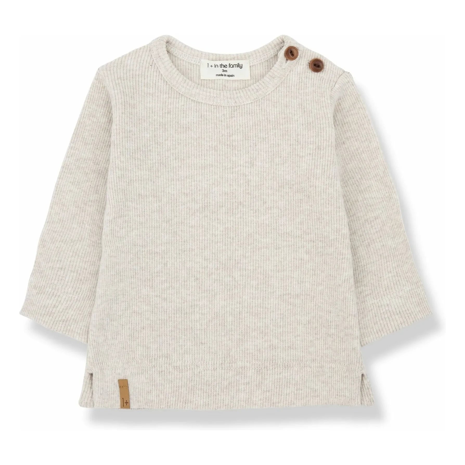 1+ in the family - Alfons Camiseta | Beige jaspeado