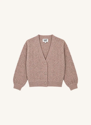 Hundred Pieces - Adel Cárdigan de Lana Merino | Rosa