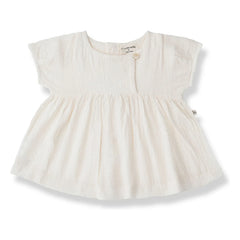 1+ in the family - Vestido de gasa Gualta | Blanco