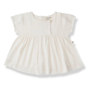 1+ in the family - Vestido de gasa Gualta | Blanco