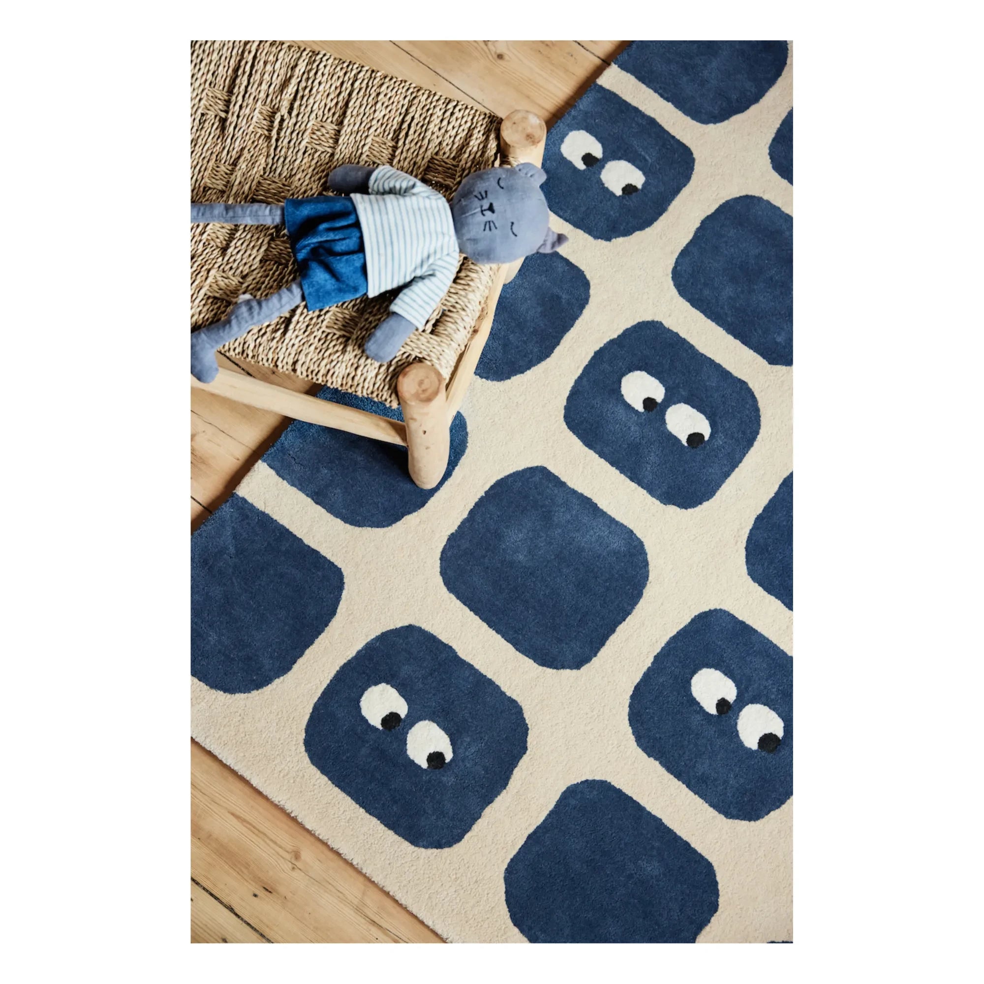 Bleuu-studio - Alfombra Bidules | Azul marino