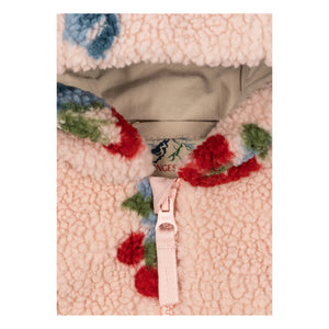 Konges Sløjd - Gorro aviador Sherpa Jody Cerezas Fibras Recicladas | Rosa