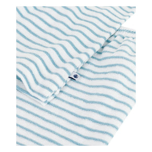 Petit Bateau - Pantalones cortos de pijama de toalla a rayas | Azul