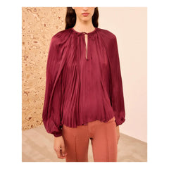 Ulla Johnson - Blusa Electra | Borgoña