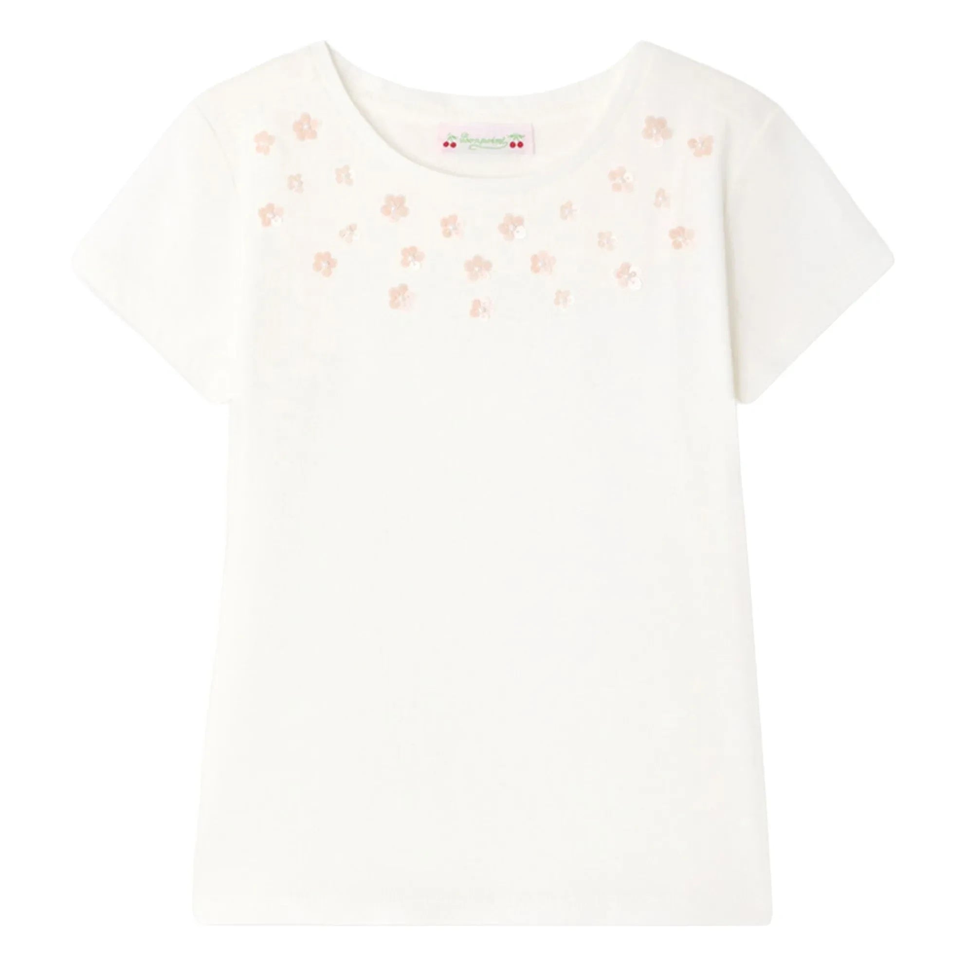 Bonpoint - Camiseta de algodón orgánico Alcala | Blanca