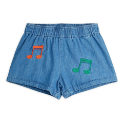 Mini Rodini - Notas cortas Denim | Azul